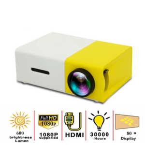 YG-300 LED Mini Portable Projector 480x320 Pixels Supports
