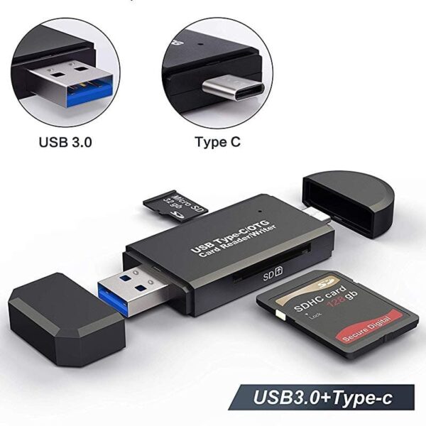 micro sd card reader usb 3.0 smart memory card reader type c