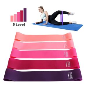 Training Fitness Gum Exercise Gym Strength Resistance Bands Pilates Sport Rubber