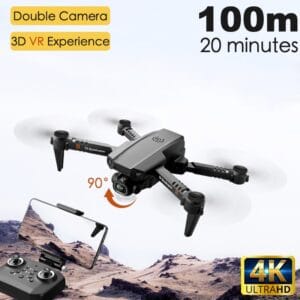 XT6 Mini 4K Drone HD Double Camera WiFi Foldable Drone