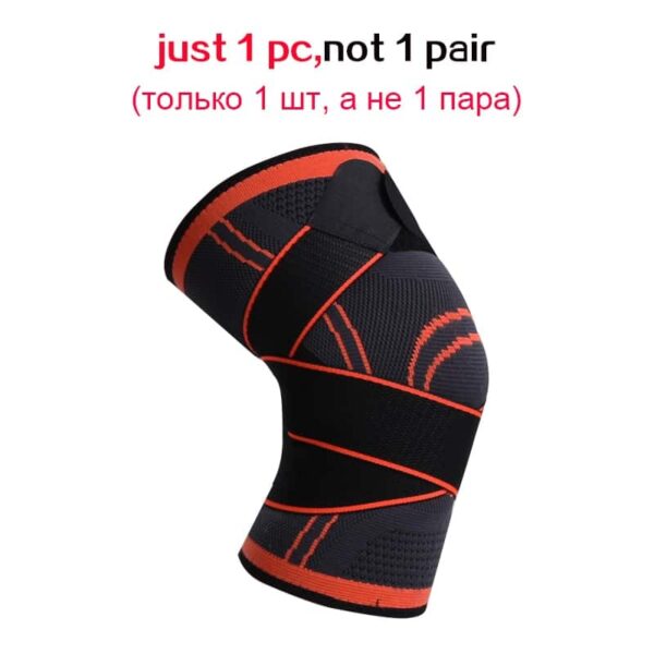 1pc sports kneepad men pressurized elastic knee pads support