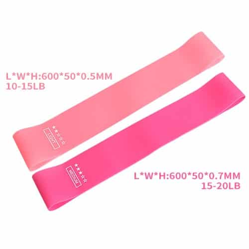 training fitness gum exercise gym strength resistance bands pilates sport rubber