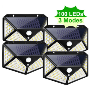 Outdoor 100 LED Solar Light Powered Sunlight Waterproof Motion Sensor