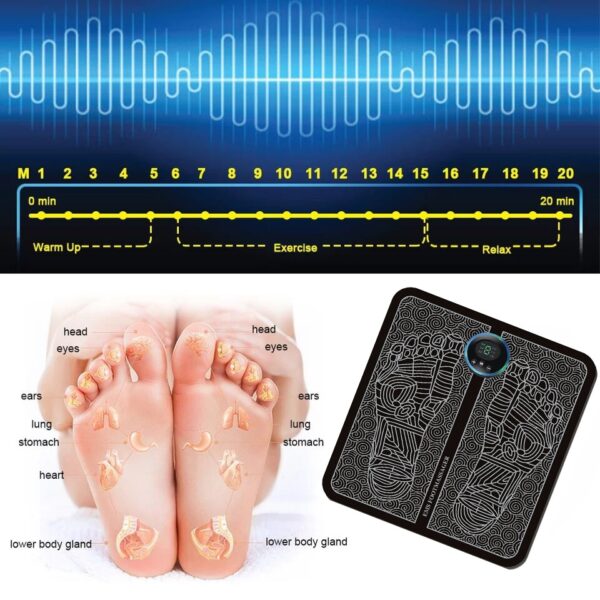 fisioterapia electric foot massager relaxation therapy