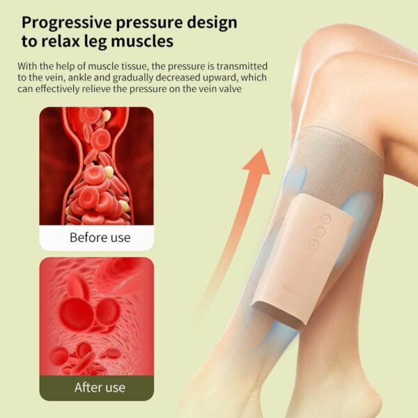 wireless air compression leg massager rechargeable