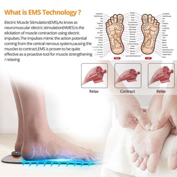 fisioterapia electric foot massager relaxation therapy