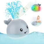 Baby Bath Toys Spray Water Shower Music LED Light